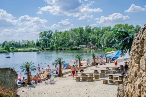 Olza – koupaliště s písčitou pláží